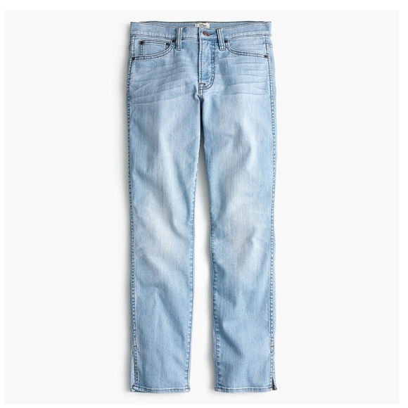 J. Crew Vintage Straight Leg With Slit Hem Size 31T - Picture 6 of 6